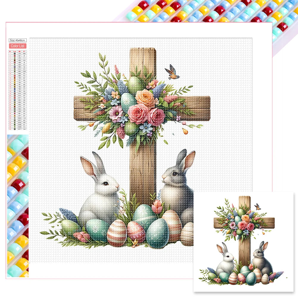 Full Square Drill Diamond Painting Kit for Easter