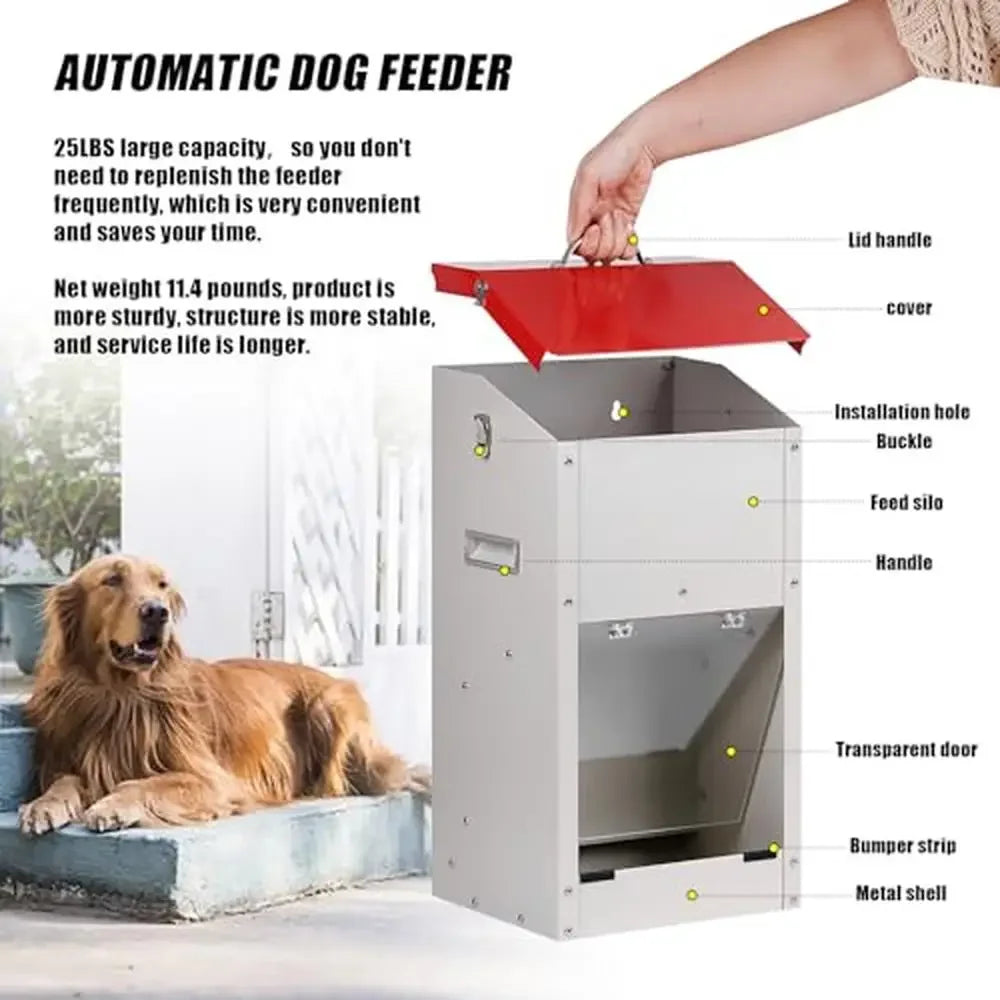 Large Breed Dog Food Dispenser