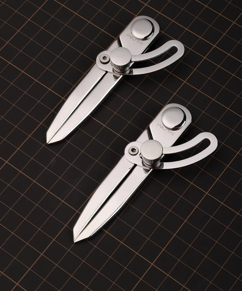 Adjustable Spacing Stainless Steel Leather Compass