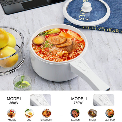 Electric Hot Pan with Steamer.