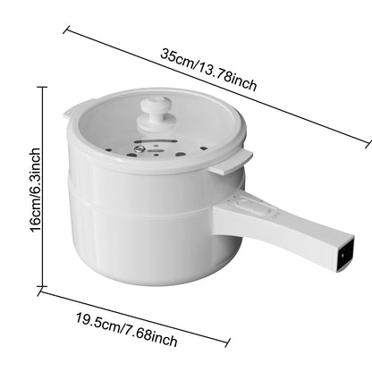 Electric Hot Pan with Steamer.