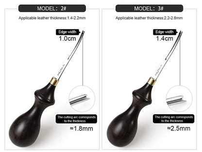 Leather Edge Beveler PRO Skiving Craft Work Tools