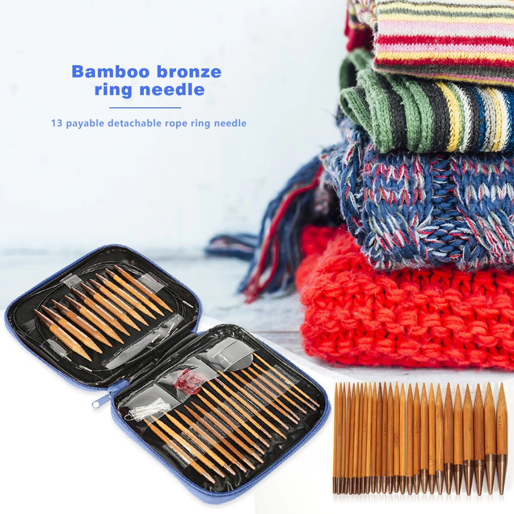 Bamboo Circular Knitting Needles Interchangeable