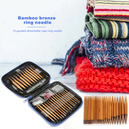 Bamboo Circular Knitting Needles Interchangeable