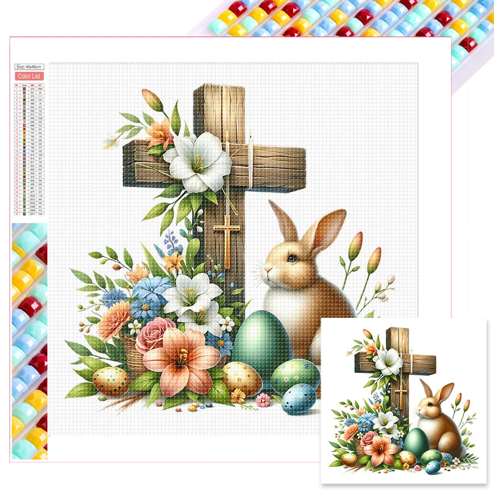 Full Square Drill Diamond Painting Kit for Easter