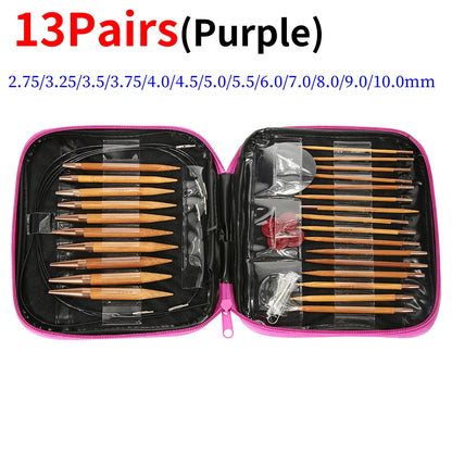 Bamboo Circular Knitting Needles Interchangeable