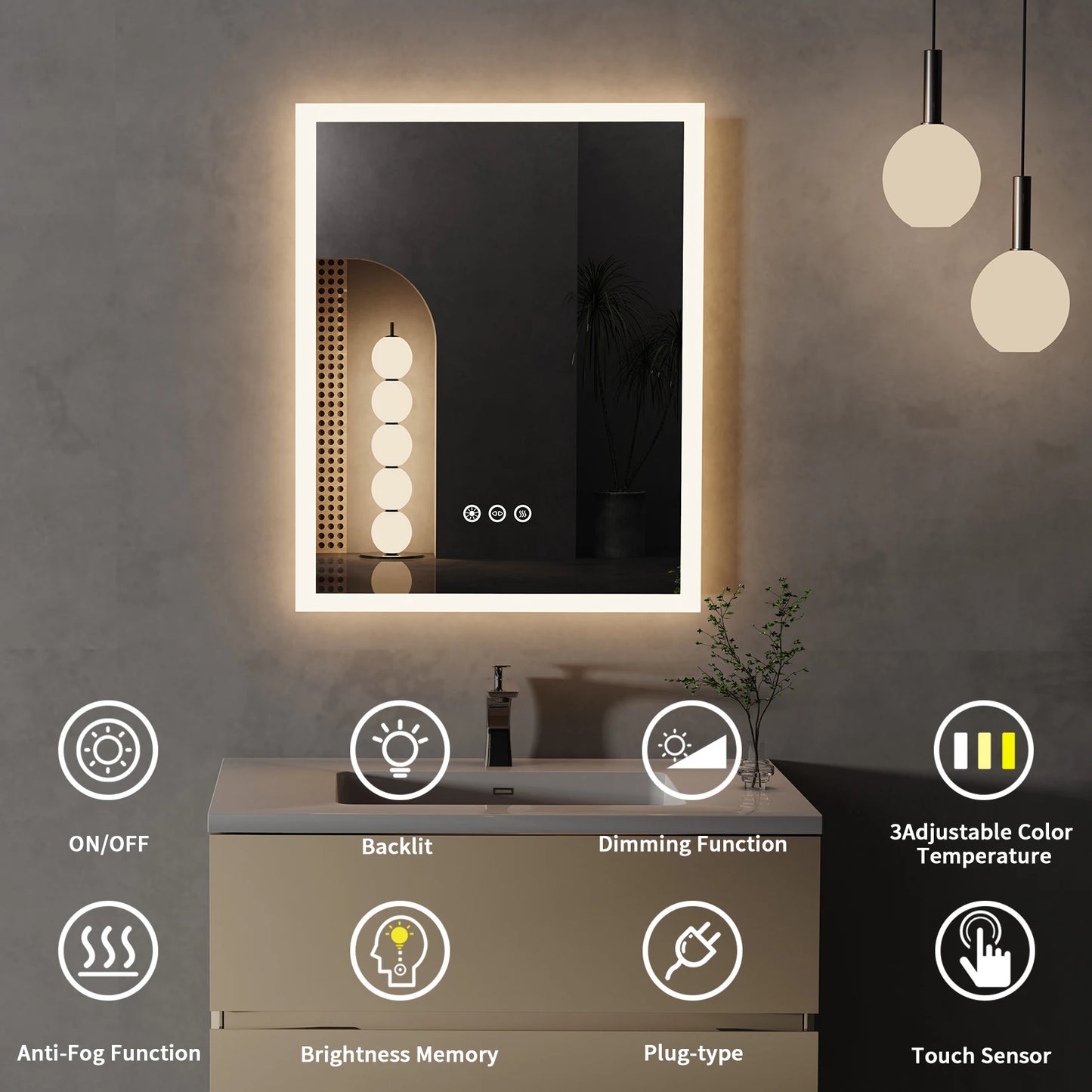 Mirror LED Lighted