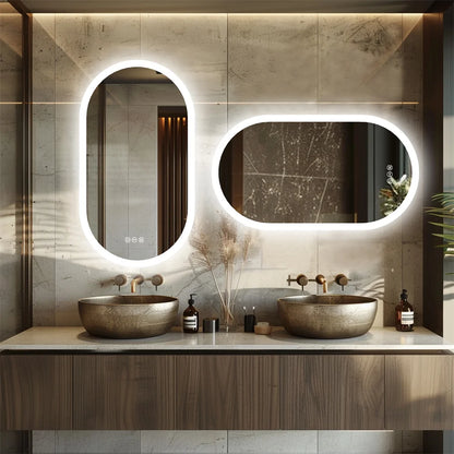 Mirror Backlit, Waterproof Light, Touch Screen, Frameless, Vanity