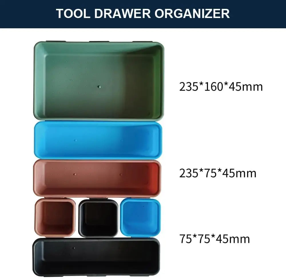 Metal Rolling Toolbox, 5 Drawer Cabinet
