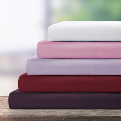 Sheets Set (King, White) - Super Soft 1800 Thread Count
