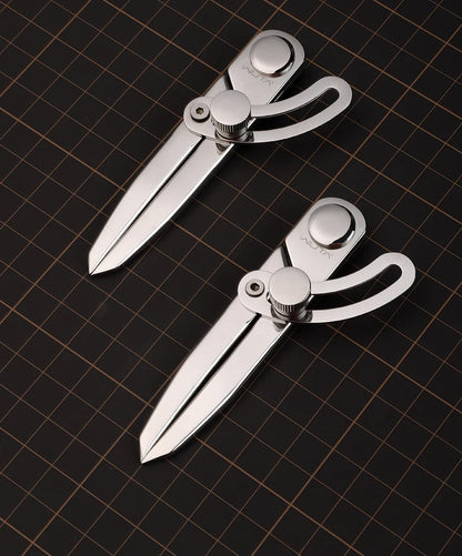 Adjustable Spacing Stainless Steel Leather Compass