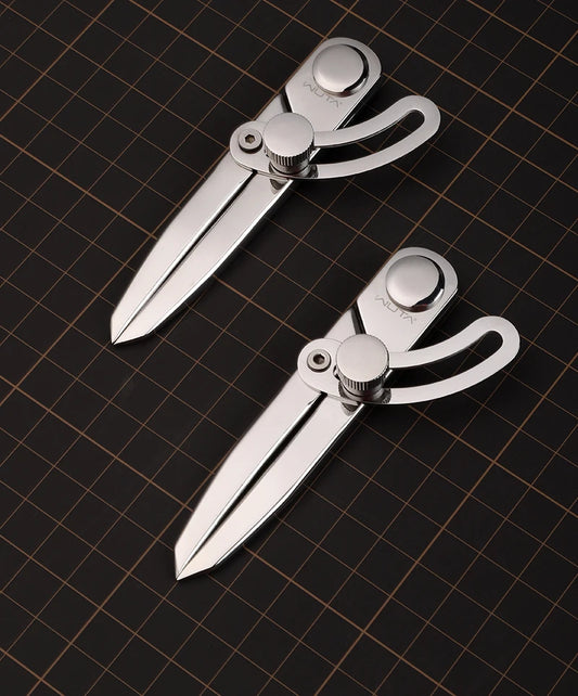 Adjustable Spacing Stainless Steel Leather Compass