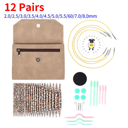 Bamboo Circular Knitting Needles Interchangeable