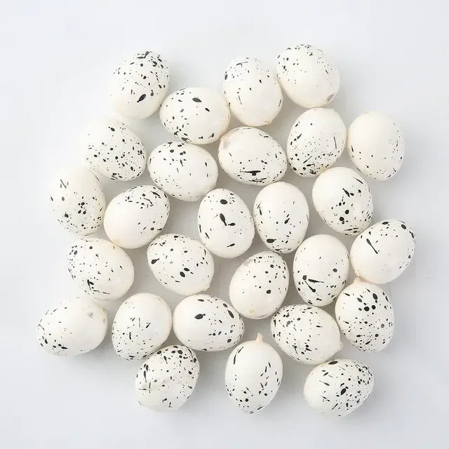Small Happy Easter Bird Eggs Decoration