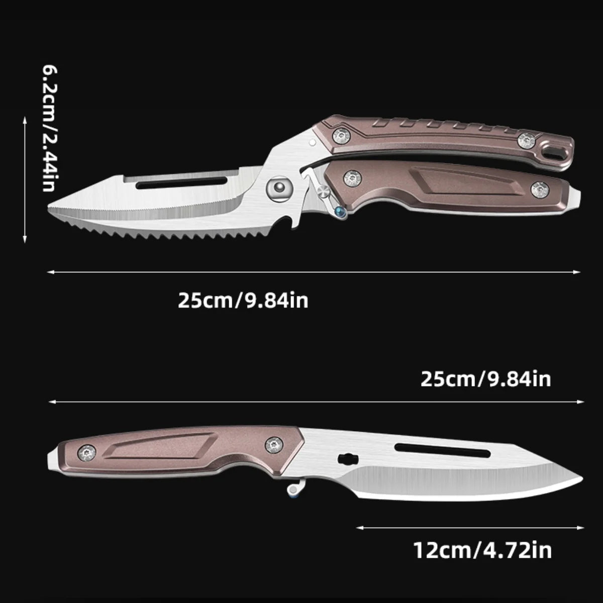 Heavy Duty - Chicken and Meat Cutting - Stainless Food Scissors