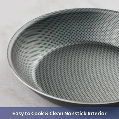 Cookware Nonstick, Stainless-Steel Sets, Red, 18 Piece Set