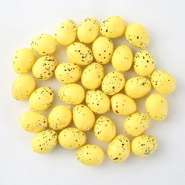 Small Happy Easter Bird Eggs Decoration